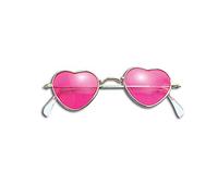 Bristol Novelty BA275 Heart Shaped Glasses, Pink, One Size Halloween Halloween