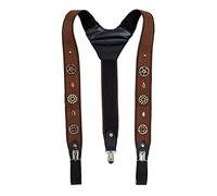 Bristol Novelty BA2997 Steampunk Braces, Adult, Brown