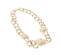 Bristol Novelty BA3223 Coin Necklace, Men, Gold