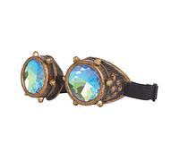 Bristol Novelty BA3229 Kaleidoscope Goggles, Men, Women, Bronze