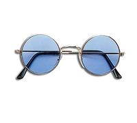 Bristol Novelty BA366 Lennon Glasses Blue, One Size Halloween, World Book Day