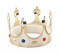 Bristol Novelty BA458 Superior Kings Crown for Fancy Dress, Mens, Gold, One Size