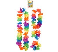 Bristol Novelty BA460 Hawaiian Flower Set | 4pcs, womens, Multicolor, One Size