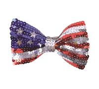 Bristol Novelty BA521 USA Sequin Bow Tie | 1pc, mens, Multicolor, One Size