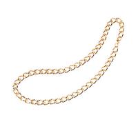 Bristol Novelty BA552 Heavy Duty Chain, Mens, Solid, Gold, One Size