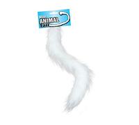 White Fluffy Fancy Dress Cat Tail