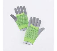 Bristol Novelty BA572 Fishnet Gloves Short Neon Green, Womens, One Size