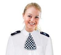 Bristol Novelty BA580 WPC Scarf and Epaulette, Womens, Black/White, One Size Halloween