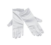 Bristol Novelty BA654 Gloves Satin 9" White, Womens, One Size