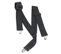 Bristol Novelty Braces BA709 - Men's Solid Black - One Size