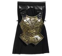 Adult's Men's Roman Warrior Chest Plate Cape Fancy Dress Party Accessory