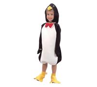 Bristol Novelty Baby Penguin Costume - Black/White - 12-24 Months - Black/White