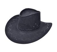 Bristol Novelty Bh438 Cowboyhut, Genäht, Schwarz, Unisex, Einheitsgröße Cowboy Hat Stitched Black, Adult, Solid, One Size
