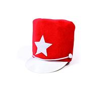 Bristol Novelty BH512 Red Majorette Hat Soft Felt, Unisex-Adult, One Size