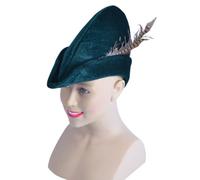 Bristol Novelty BH531 Robin Hood Hat Soft Felt, Unisex-Adult, Solid, Green, One Size