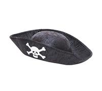 Bristol Novelty BH561 Pirate Hat Black Childs, Unisex, One Size