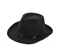 Bristol Novelty BH627 Wool Felt Gangster Hat, Mens, Black, One Size