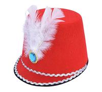 Bristol Novelty BH638 Majorette Hat Red, mens, One Size
