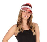 Bristol Novelty BH721 Visor (red) hat, Men, Women Halloween Halloween