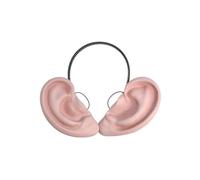 Bristol Novelty MD217 Big Ears on Headband | Flesh | Pack of 1, unisex-adult, Beige/Black, One Size