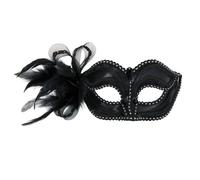 Bristol Novelty Black Eyemask With Side Decoration - Black - Black - One Size