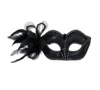 Bristol Novelty Black Eyemask With Side DecorationOne Size Black BN674