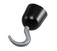 Bristol Novelty Black Plastic Pirate Hook