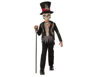 Bristol Novelty Black Voodoo Boy Child's Costume, Kids Fancy Dress