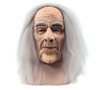 Bristol Novelty BM248 Creepy Old Man Mask and Hair, Mens, Multi Coloured, One Si