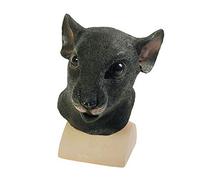 Bristol Novelty BM365 Ratte Rat Mask, Black, One Size Halloween