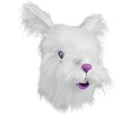 Bristol Novelty BM367 Rabbit Plus White Fur Mask, One Size