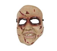 Bristol Novelty BM521 Horror Smiling Face Mask | 1 Piece | Multicoloured | One Size - Adult PVC, Unisex, Beige