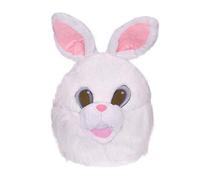 Bristol Novelty BM561 Bunny Mask Mascot, Men, Women, White, one size