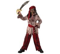 Bristol Novelty Boys Pirate Zombie Halloween Costume BN4431