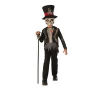 Bristol Novelty Boys Voodoo Halloween Costume - Black - 5-6 Years - Black