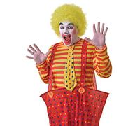 Bristol Novelty BW053 Clown Yellow Pop Wig Budget, One Size Halloween, World Book Day
