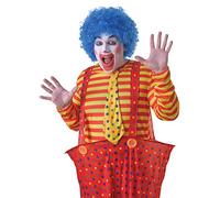 Bristol Novelty BW056 Clown Blue Pop Wig Budget, One Size Halloween Halloween