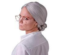 Bristol Novelty BW136 Granny Wig, Grey, One Size World Book Day Halloween Halloween