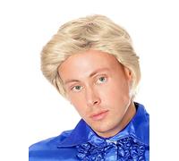 Blonde Tony Short Wig - Retro 80s Popstar Fancy Dress - Men's Hairpiece
