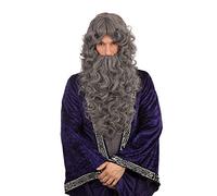 Bristol Novelty BW573 Wizard Grey Wig | for Adult Accessory, One Size Halloween Halloween