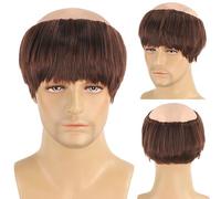 Bristol Novelty BW640 Short Hair and Monk Wig, Brown, One Size (Brown)