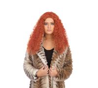 Bristol Novelty BW644 Long Auburn Frizzy Wig, Womens, One Size
