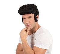Bristol Novelty BW686 Greaser Wig, Black, One Size, Boxed World Book Day Halloween Halloween