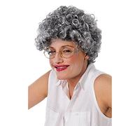 Bristol Novelty BW781 Old Lady Curly Wig, One Size
