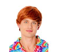 Bristol Novelty BW942 Male Wig 60's Ginger, One Size Halloween Halloween