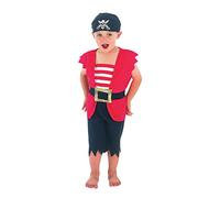 Bristol Novelty CC009 Pirate Boy Toddler Costume, Black, X-Small