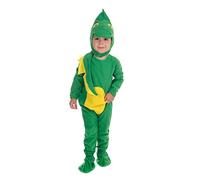 Bristol Novelty CC017 Dinosaur Toddler Costume, Unisex-Child, Yellow, X-Small Halloween Halloween