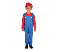 Bristol Novelty CC290S Plumbers Mate Boy (S) Costume, Blue, Red, 4-6 Years Halloween