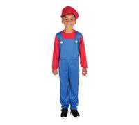 Bristol Novelty CC291 Plumbers Mate Boy (L) matte Costume, Blue, red, 8-10 Years