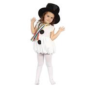 Bristol Novelty CC311 Snow Girl Costume set | For Kids | White Accessory, Black, x-Small